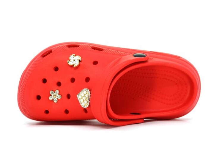 Rooster Filet 325-T Taşlı Kutulu Eva Cross Terlik Kırmızı - Rooster (1)