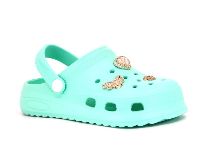 Rooster Filet 325-T Taşlı Kutulu Eva Cross Terlik Mint Yeşili - 1