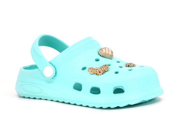 Rooster Filet 325-T Taşlı Kutulu Eva Cross Terlik Turkuaz - 1