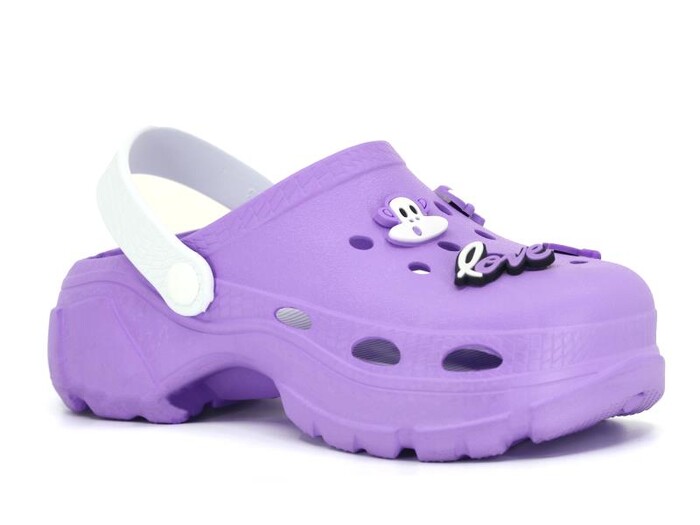 Rooster Zenne 223 Etiketli Kutulu Eva Cross Terlik Mor - Rooster