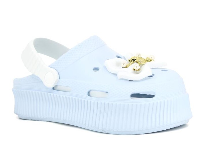 Rooster Zenne 224-C Kutulu Eva Cross Terlik Mavi - Beyaz - Rooster