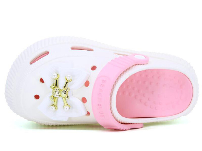 Rooster Zenne 224-C Kutulu Eva Cross Terlik Vanilya - Pembe - Rooster (1)