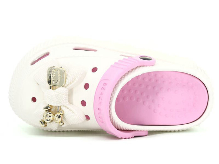 Rooster Zenne 224-F Fiyonklu Kutulu Eva Cross Terlik Vanilya - Pembe - Rooster (1)