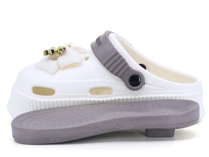 Rooster Zenne 224-F Fiyonklu Kutulu Eva Cross Terlik Vanilya - Vizon - Rooster (1)