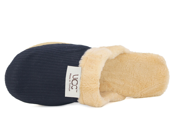 Rose Zenne UCC Fitilli Peluşlu Ev Terliği Siyah - 2