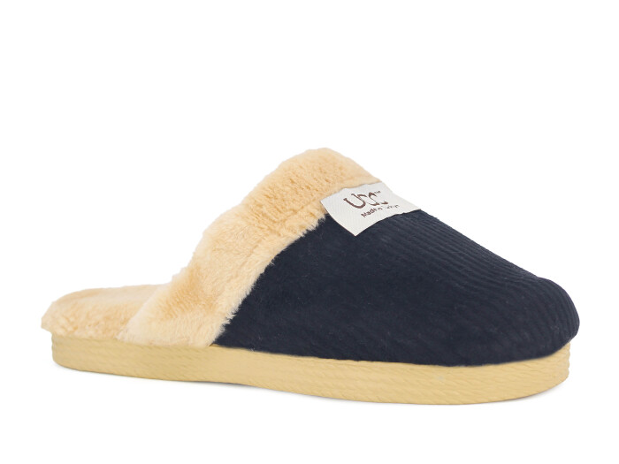 Rose Zenne UCC Fitilli Peluşlu Ev Terliği Siyah - 1