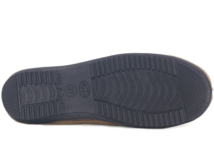 Rose Zenne UCC Gondol Peluşlu Ev Terliği Kahve - 3