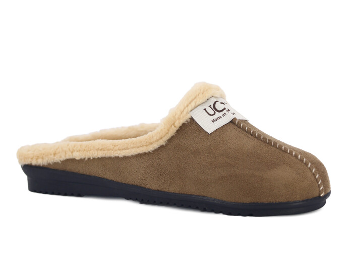 Rose Zenne UCC Gondol Peluşlu Ev Terliği Kahve - Rose