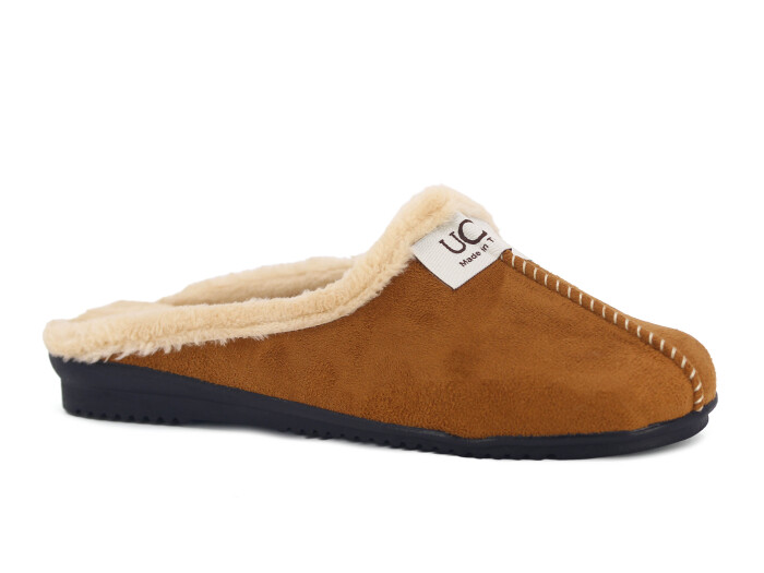 Rose Zenne UCC Gondol Peluşlu Ev Terliği Taba - 1