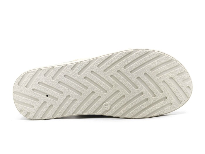 Şahgül Zenne 4202 Çapraz Kutulu Günlük Terlik Bej - 3