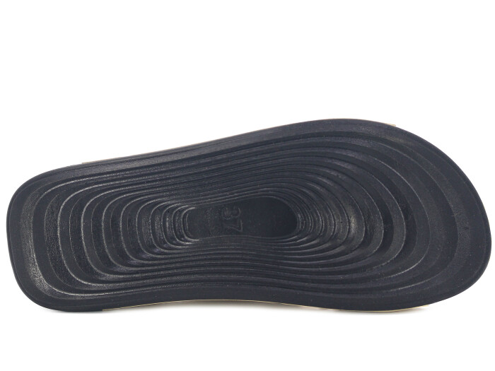 Şahgül Zenne 5302 Çapraz Lazerli Monta Günlük Terlik Bej Cilt - 3