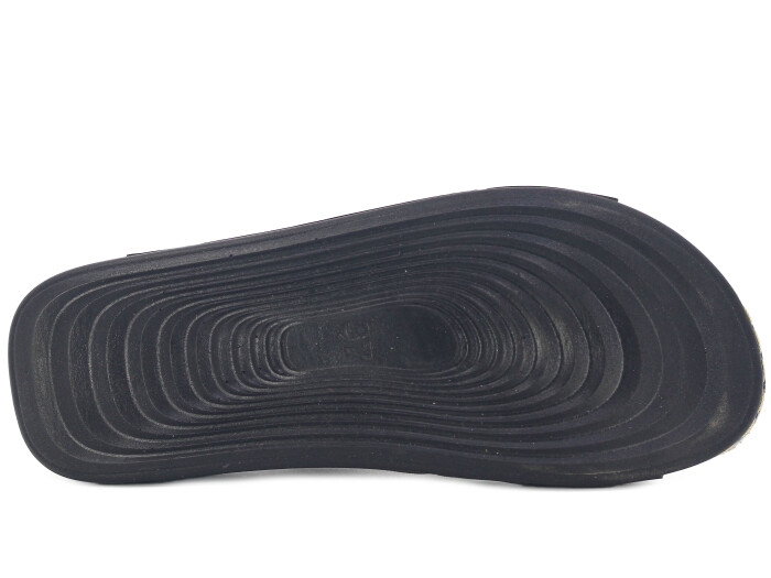 Şahgül Zenne 5302 Çapraz Lazerli Monta Günlük Terlik Siyah Cilt - 3