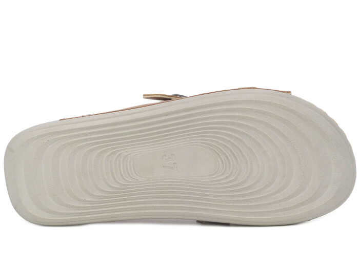 Şahgül Zenne 5303 Çift Toka Monta Günlük Terlik Nude - 3