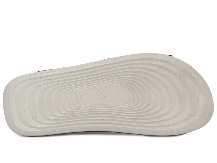 Şahgül Zenne 5303 Çift Toka Monta Günlük Terlik Platin - 3