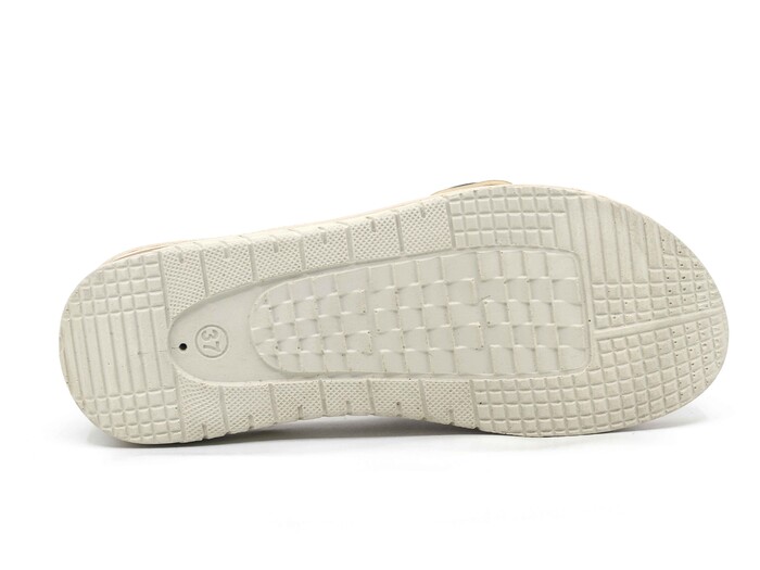 Şahgül Zenne 5506 Lazerli Monta Günlük Terlik Platin - 3