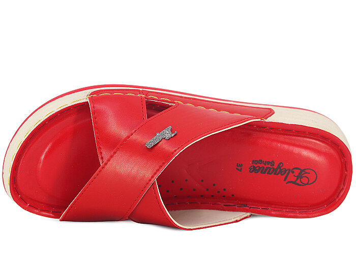 Şahgül Zenne 5602 Monta Günlük Terlik Kırmızı - Şahgül (1)