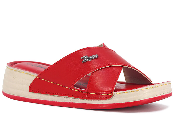 Şahgül Zenne 5602 Monta Günlük Terlik Kırmızı 