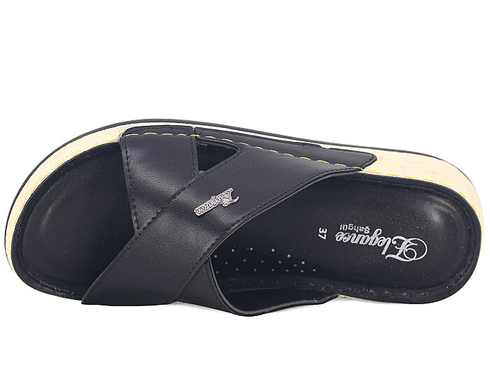 Şahgül Zenne 5602 Monta Günlük Terlik Siyah - 2