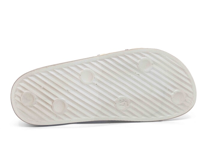 Şahgül Zenne 7302 Çapraz Monta Kutulu Günlük Terlik Bej - 3