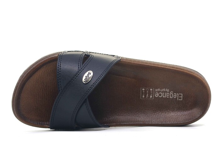 Şahgül Zenne 7302 Çapraz Monta Kutulu Günlük Terlik Siyah - Şahgül (1)