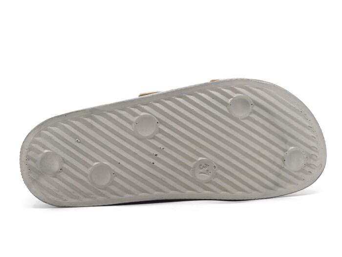 Şahgül Zenne 7324 Monta Çift Toka Kutulu Günlük Terlik Gümüş - 3