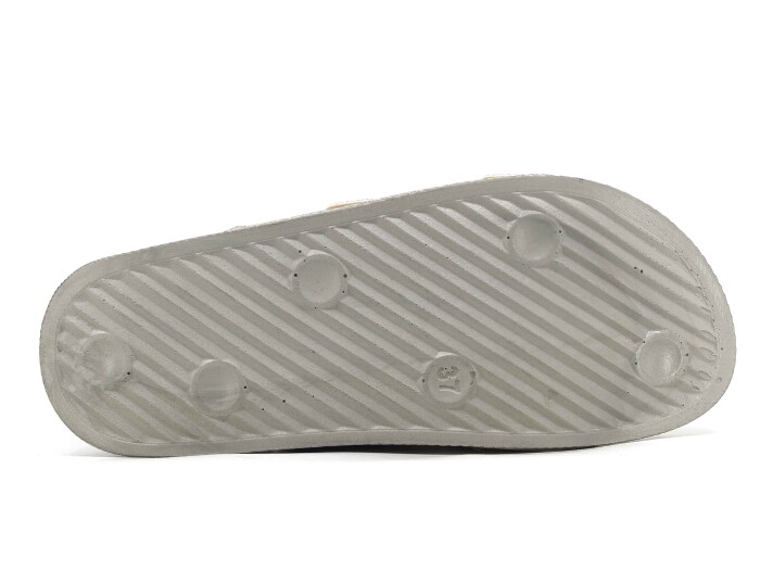 Şahgül Zenne 7324 Monta Çift Toka Kutulu Günlük Terlik Altın - 3