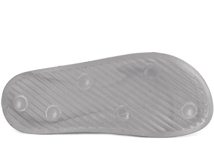 Şahgül Zenne 7326 Monta Çift Bant Tokalı Kutulu Günlük Terlik Platin - 3