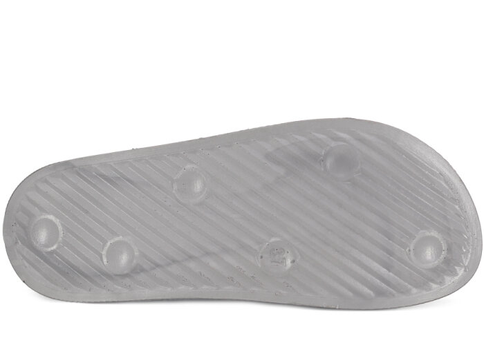 Şahgül Zenne 7326 Monta Çift Bant Tokalı Kutulu Günlük Terlik Platin - 3