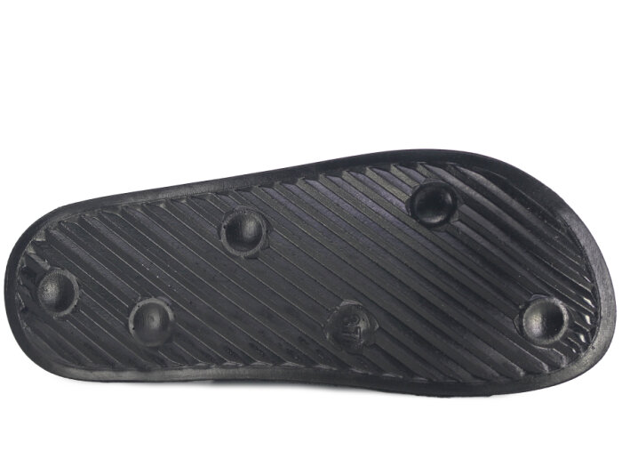 Şahgül Zenne 7326 Monta Çift Bant Tokalı Kutulu Günlük Terlik Siyah - 3