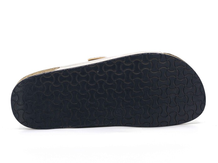 Şahgül Zenne 7422 Çapraz Monta Kutulu Günlük Terlik Altın - 3