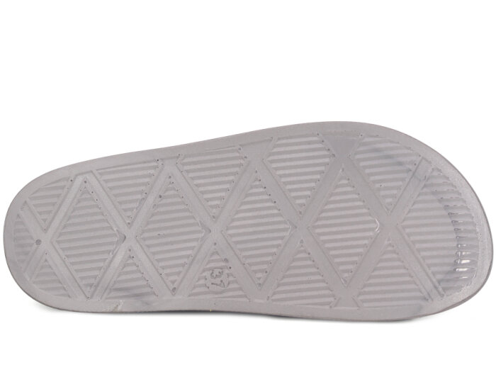 Şahgül Zenne 7524 Çift Toka Monta Kutulu Günlük Terlik Platin - 3