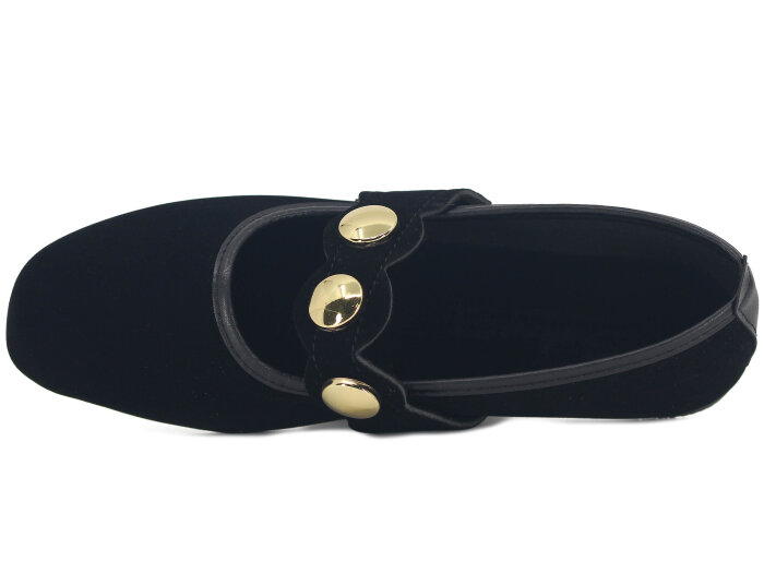 Sahra Zenne Akçeli Babet Ev Ayakkabısı Sarı Tokalı - Sahra (1)