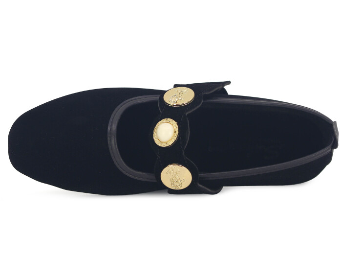 Sahra Zenne Akçeli Babet Ev Ayakkabısı Standart - Sahra (1)