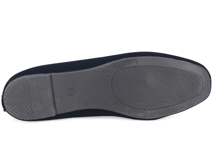 Sahra Zenne Geçmeli Çember Toka Babet Ev Ayakkabısı Siyah - 3