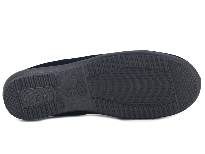 Sahra Zenne İşlemeli Gondol Ev Terliği Altın Çizgili - 3