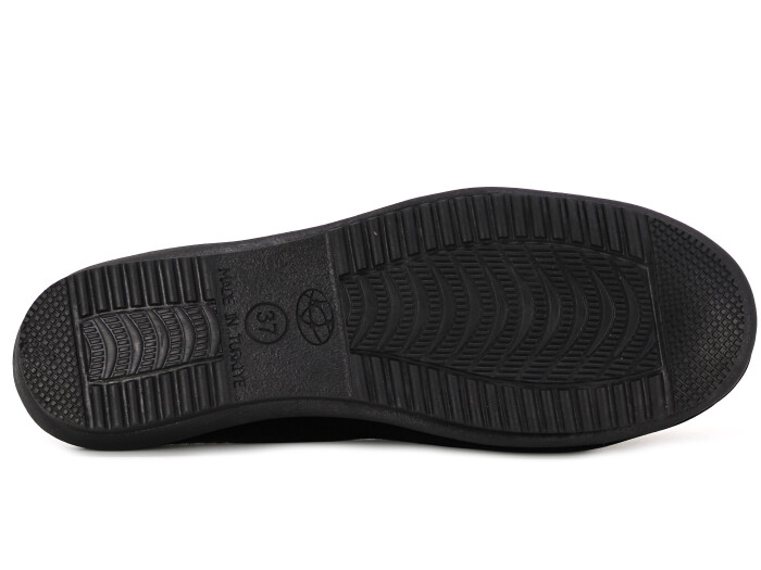 Sahra Zenne İşlemeli Gondol Ev Terliği Lale Desenli Yeşil - 3