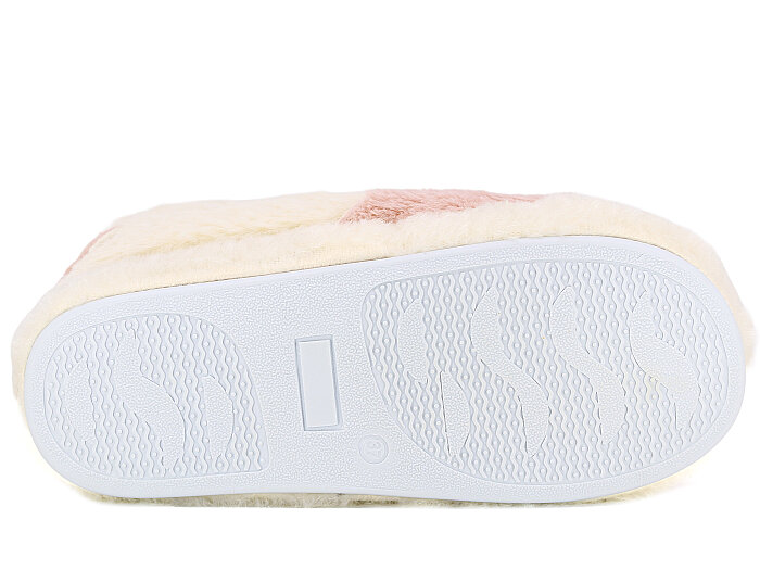 Auris Zenne ÖTZ Peluş Ev Ayakkabısı Pembe - 3