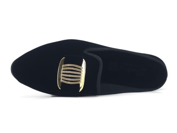 Sahra Zenne Sivri Petek Toka Gondol Ev Terliği Sarı Tokalı - Sahra (1)