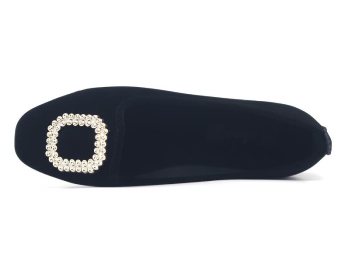 Sahra Zenne Yuvarlak Tokalı Babet Ev Ayakkabısı Sarı Tokalı - Sahra (1)