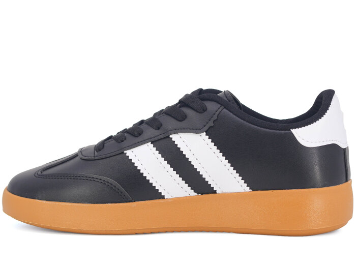 Savista Zenne Samba Çift Bantlı Spor Ayakkabı Siyah - Beyaz - Savista (1)