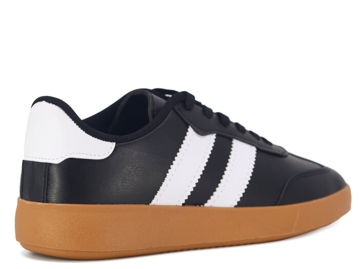 Savista Zenne Samba Çift Bantlı Spor Ayakkabı Siyah - Beyaz - 3