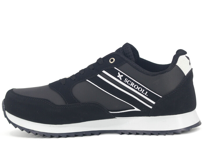 Scrooll Merdane 011 Cilt Spor Ayakkabı Siyah - Beyaz - 2