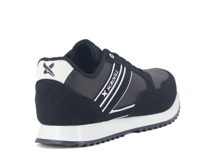 Scrooll Merdane 011 Cilt Spor Ayakkabı Siyah - Beyaz - 3