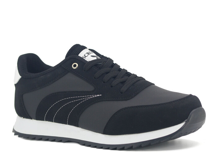 Scrooll Merdane 025 Cilt Spor Ayakkabı Siyah - Beyaz - 1