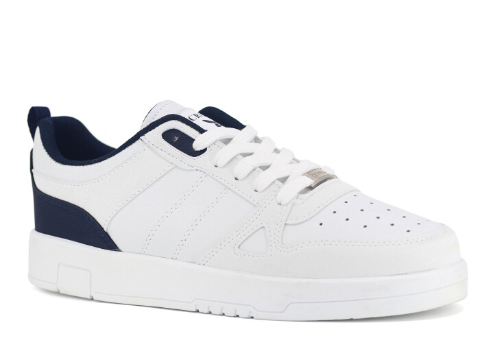 Scrooll Merdane 032 Cilt Spor Ayakkabı Beyaz - Lacivert - Scrooll