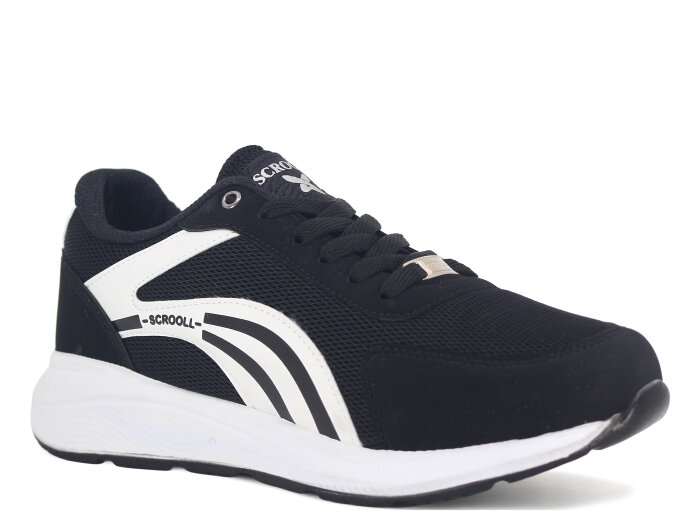 Scrooll Merdane 444 Anorak Spor Ayakkabı Siyah - Beyaz - Scrooll