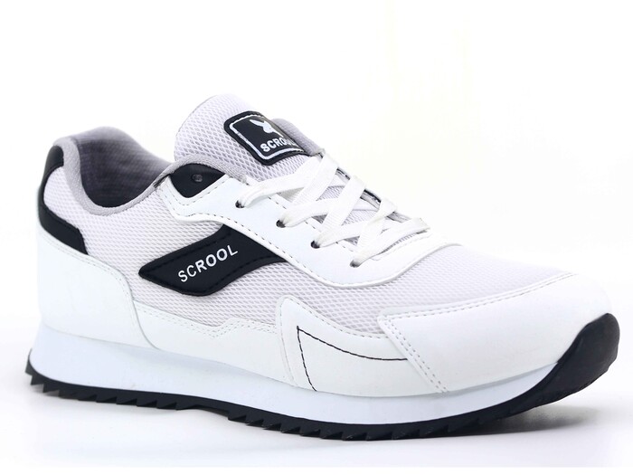Scrooll Merdane H-20 Anorak Spor Ayakkabı Beyaz - Siyah - 1