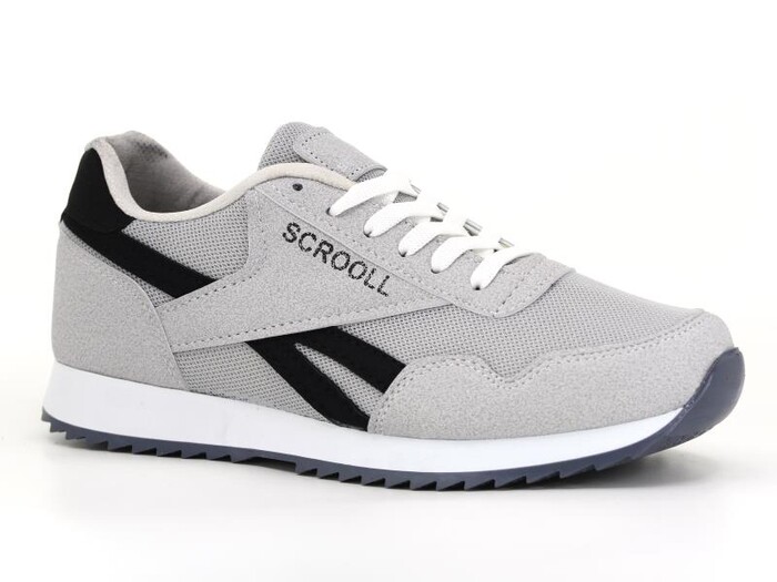 Scrooll Merdane H-68 Anorak Spor Ayakkabı Buz - Siyah - Thumbnail