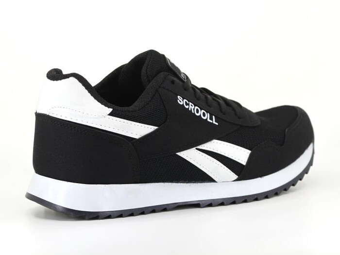 Scrooll Merdane H-68 Anorak Spor Ayakkabı Siyah - Beyaz
