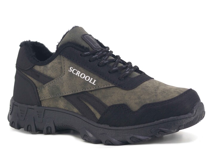 Scrooll Merdane X5 Trekking Kısa Bot Haki - Scrooll